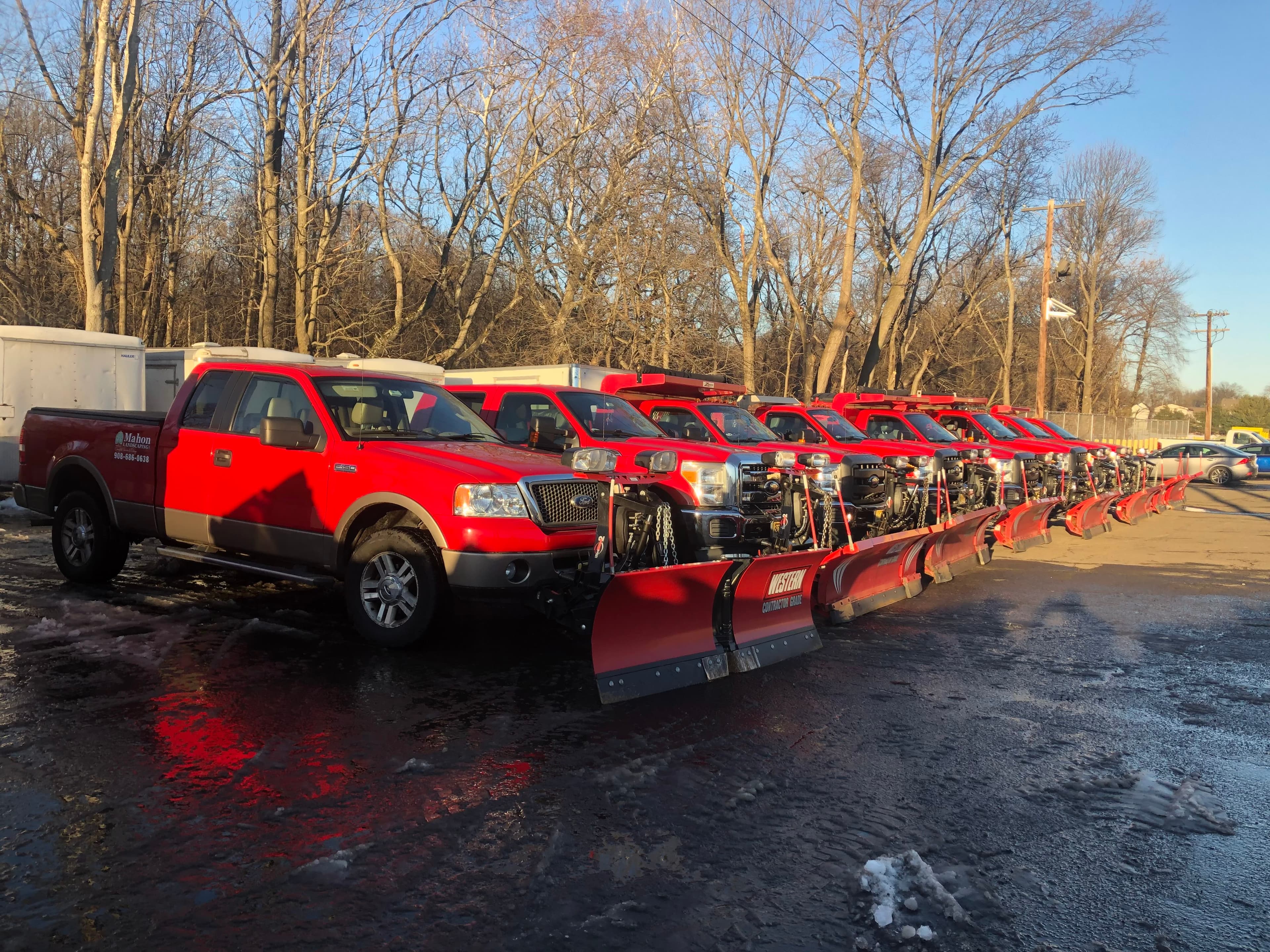 Our fleet of trucks are ready to handle any snow and ice removal needs.